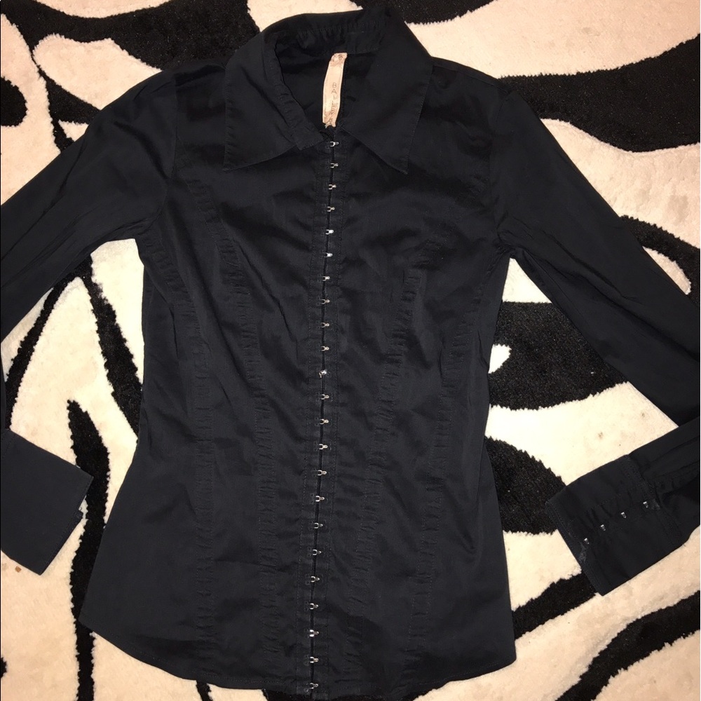 Bailey 44 small clasp front shirt
