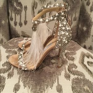 Jimmy Choo viola 110 white/crystal mix sandal s:38