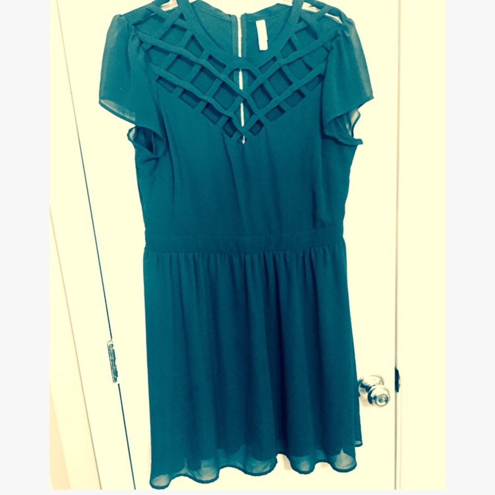 ☘️🌵Retro Dark Emerald Green Dress 💚✨