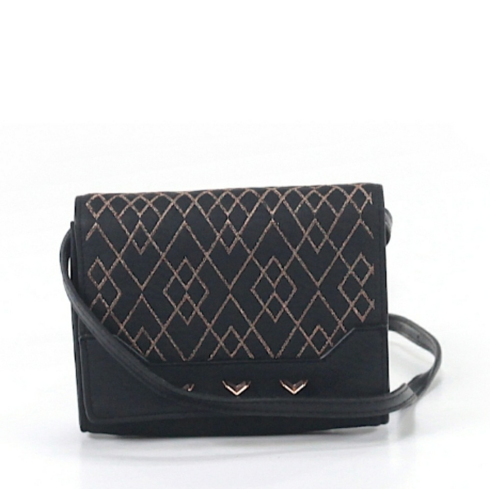 CLEARANCE Stella & Dot Nolita Sidekick Purse in Black & Rose Gold