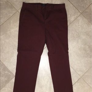 Maroon Sutton pant