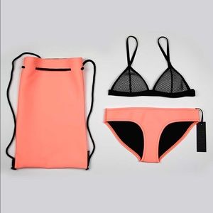 Triangl Tilly Sunburst Neoprene Bikini Size S