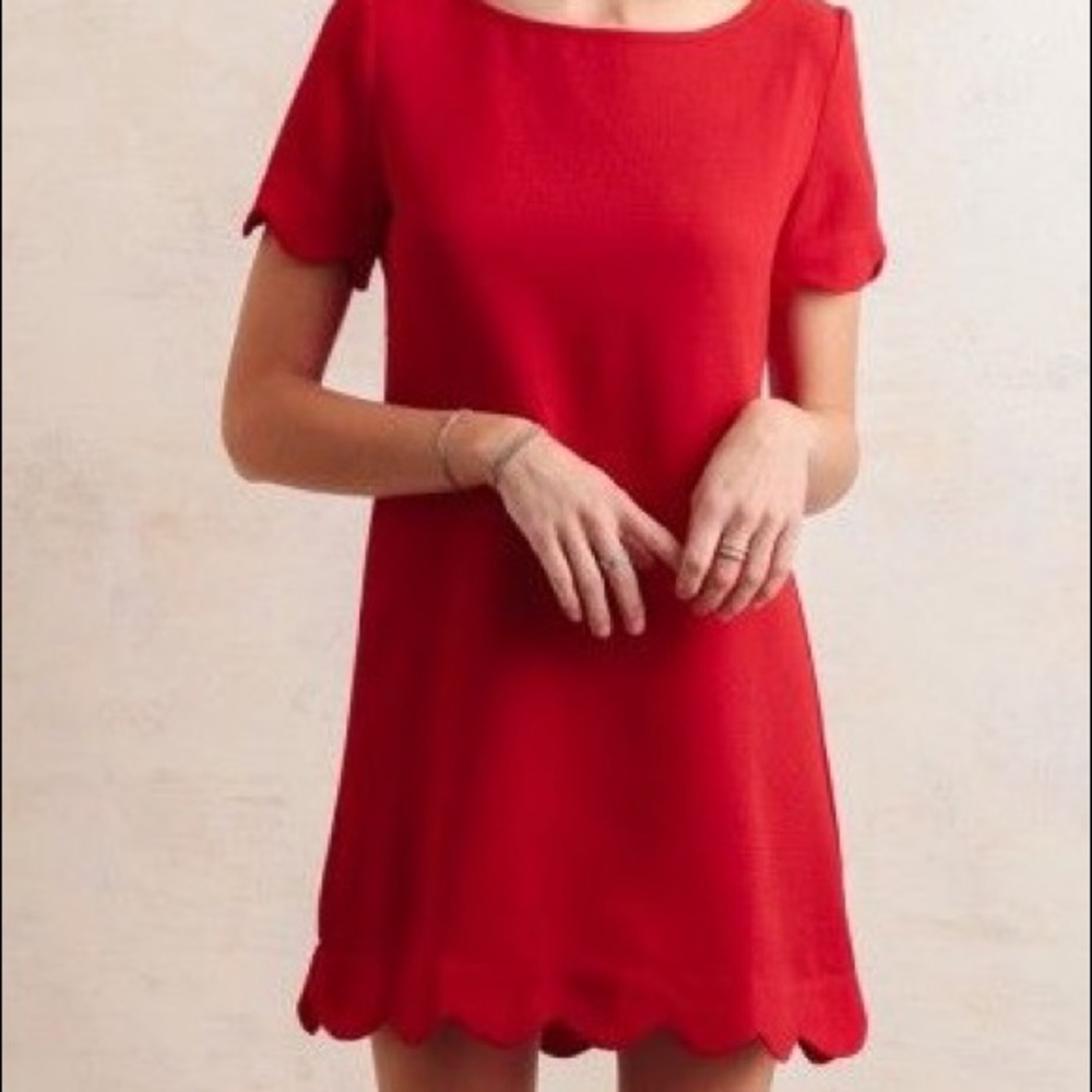 Bright Red Dress