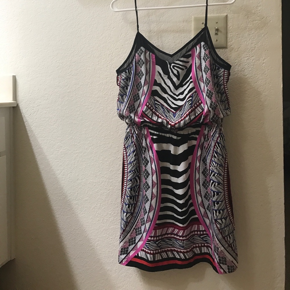 Colorful strap Zebra dress!