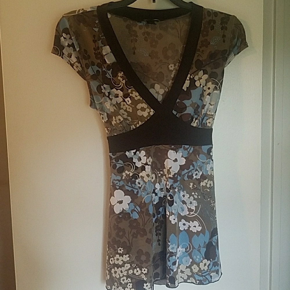 floral tie top
