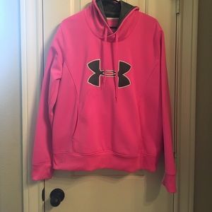 Pink Under Armour hoody