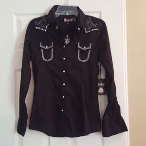 Western Roar button up shirt