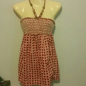 Miss Me halter top/short dress, size M