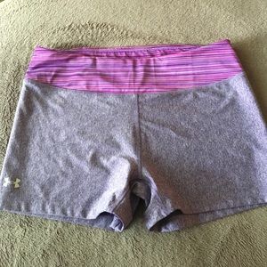 Under armour heat hear fitted shorts