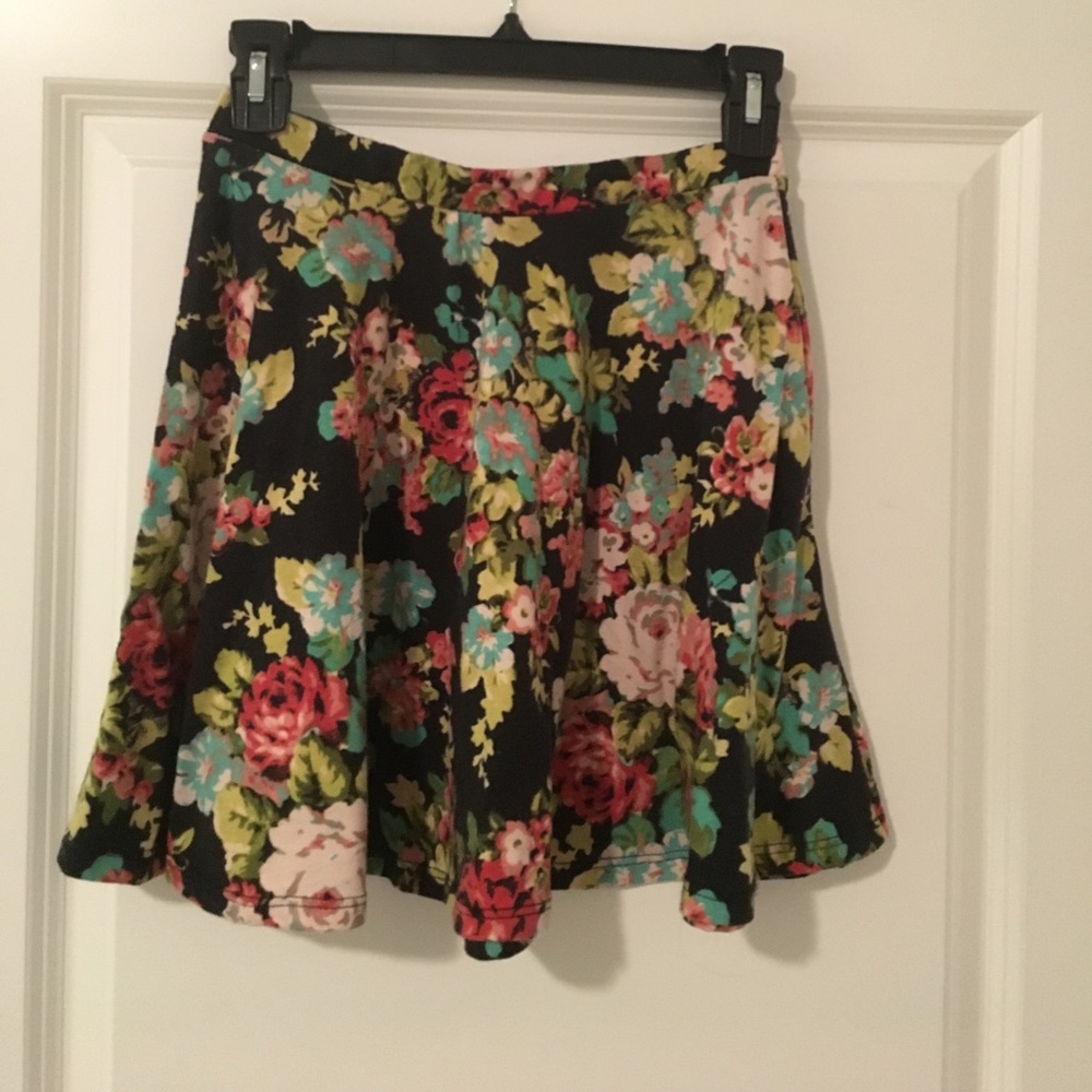 Floral circle skirt