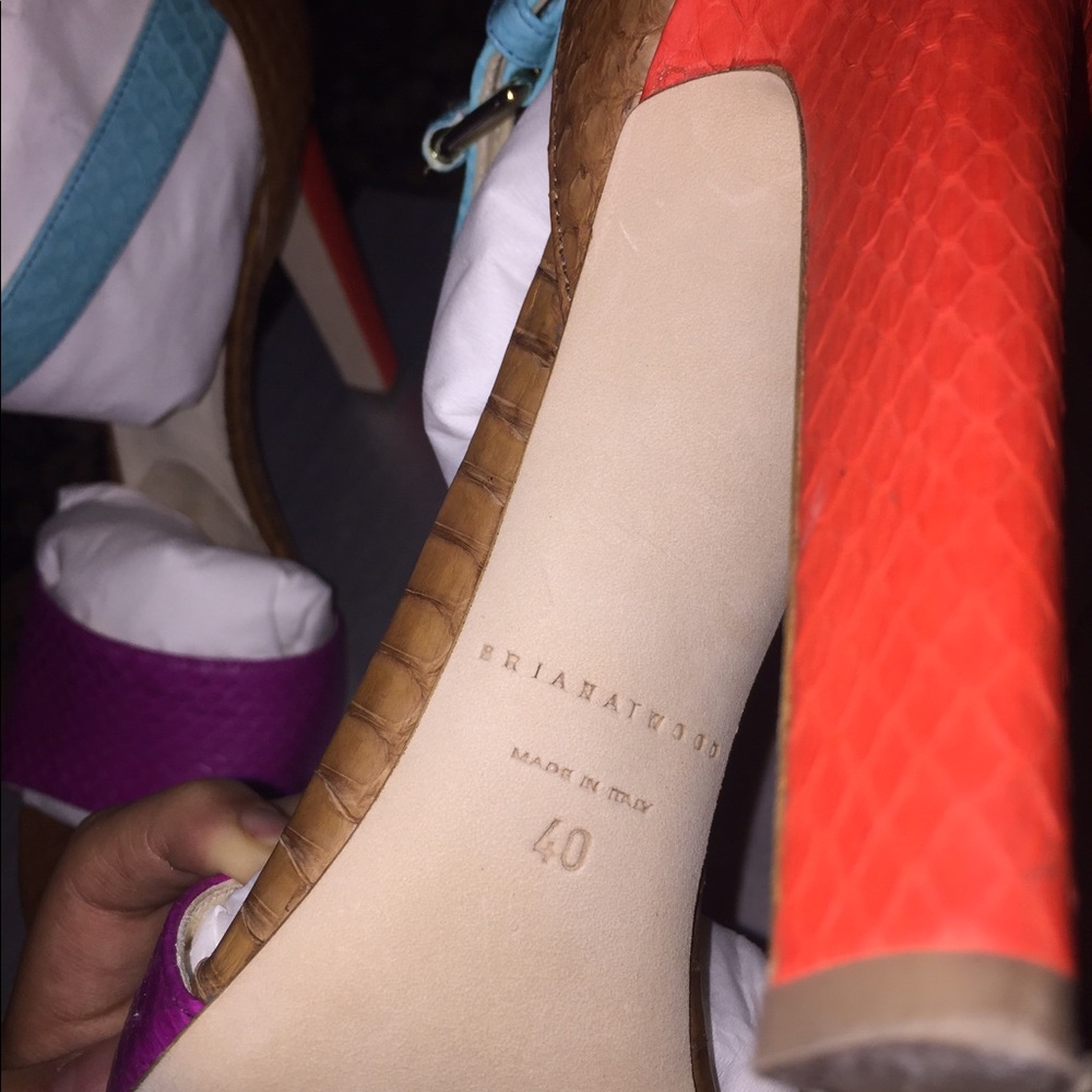 Brian Atwood Color Block Heel - Picture 5 of 5