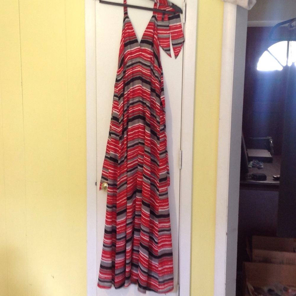 Halter maxi dress