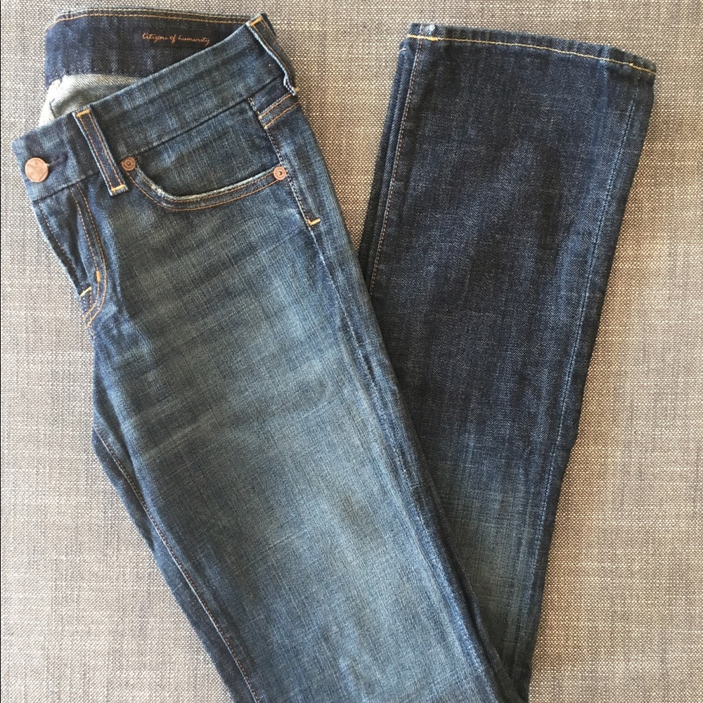 Citizens of Humanity Straight-Leg Jeans - Size 26