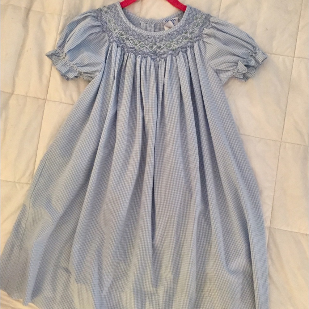 Kelly's Kids gingham bishop dress