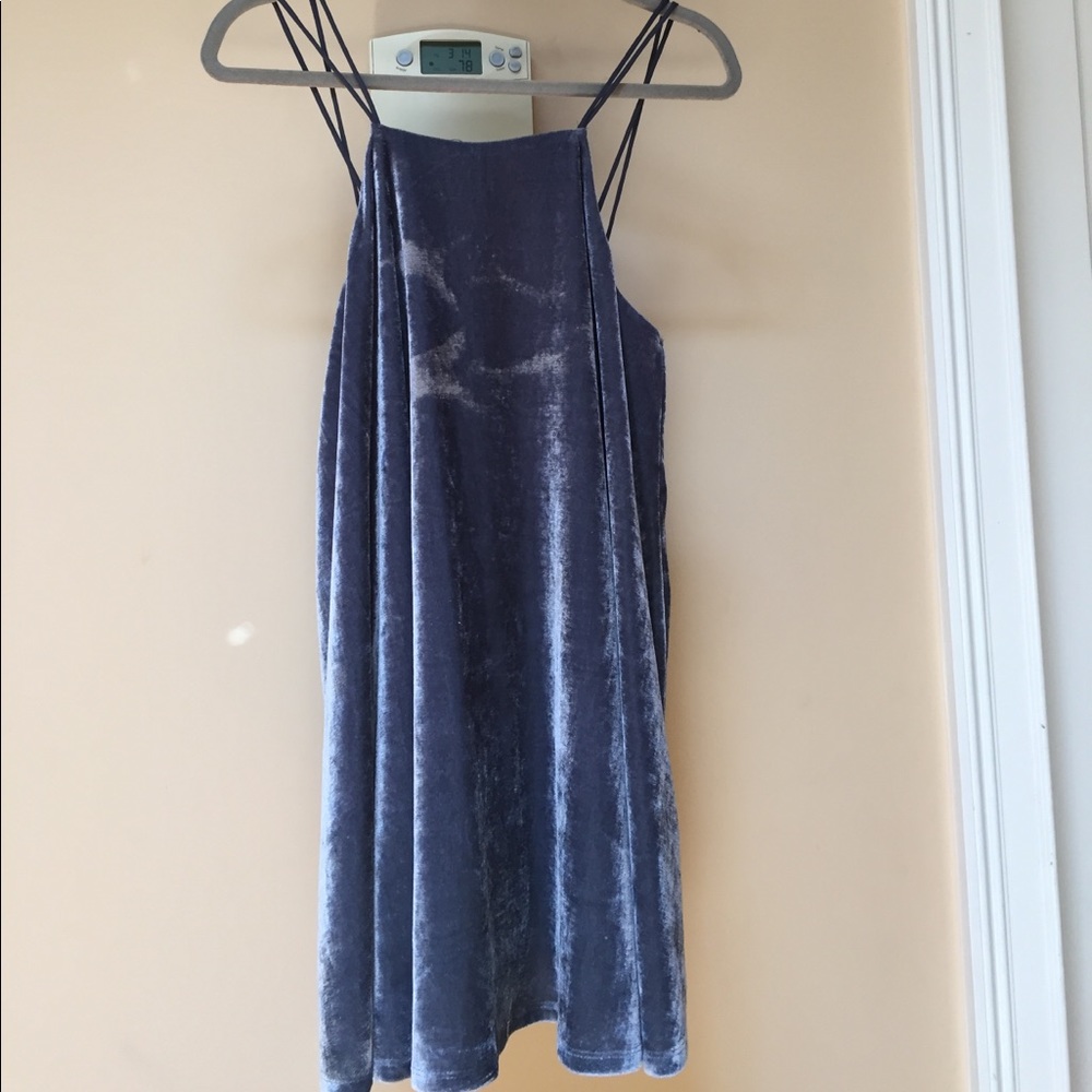 Urban Outfitters Velvet Swing Dress