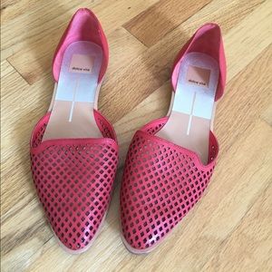 Dolce Vita d'orsay flats womens 8.5 in red/orange