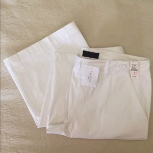 Talbots White Cotton Pants