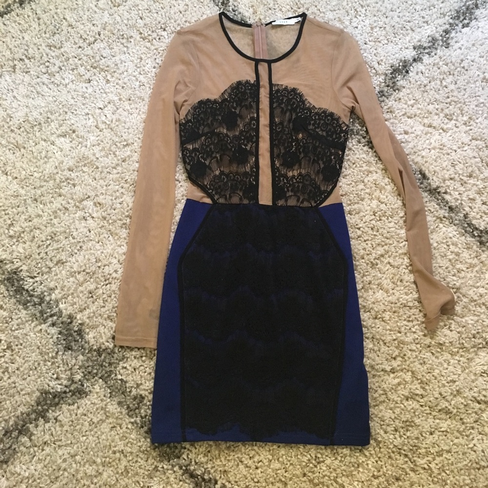 Threadsence sheer lace dress