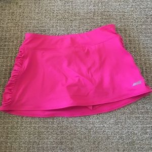 Pink tennis skirt