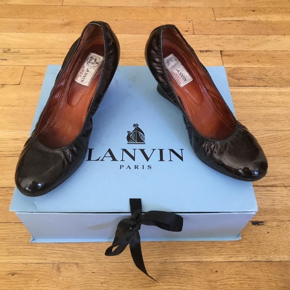 Lanvin ballerina wedge- Authentic