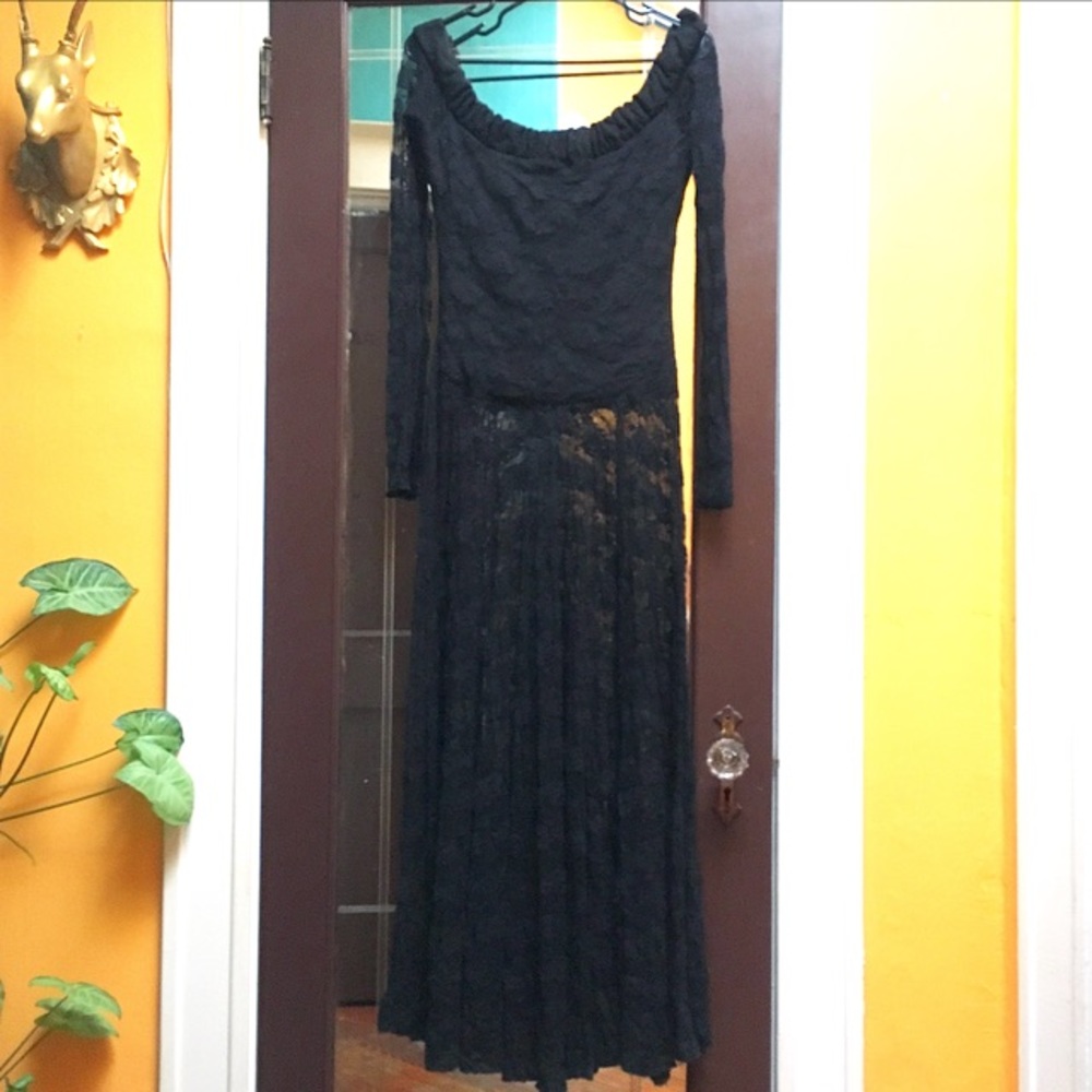 Rare Vintage Betsey Johnson dress 80s Punk Label
