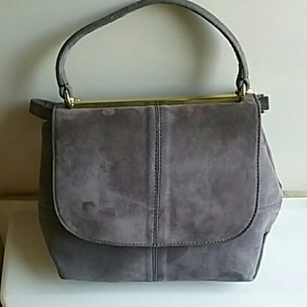 J Crew Suede Handbag