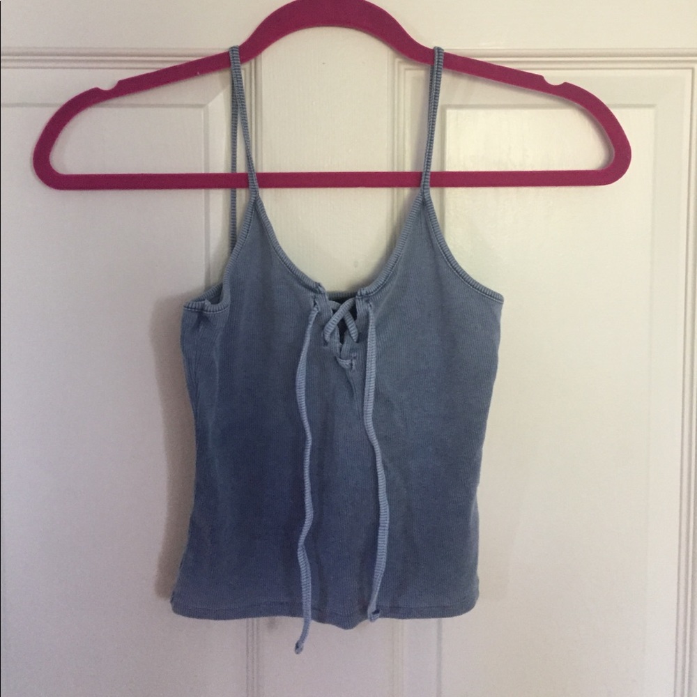 TopShop Cropped Tie-Up Cami