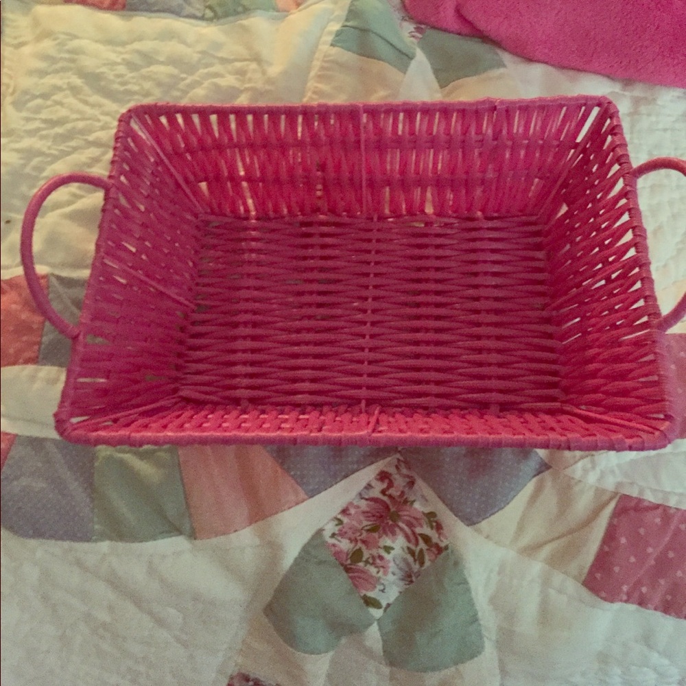 Pink basket