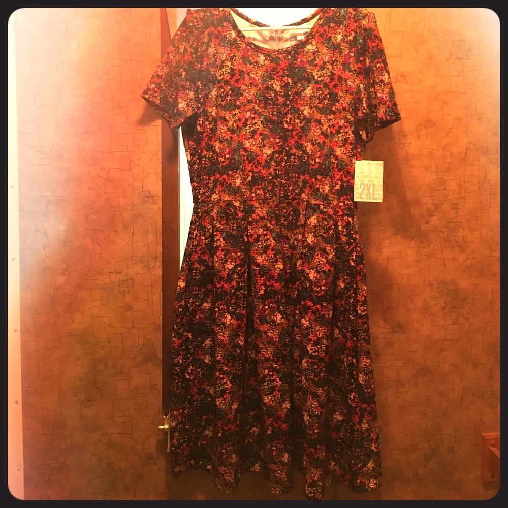 LuLaRoe Amelia Dress 2XL