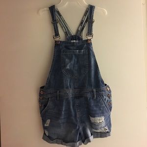 Denim Overalls
