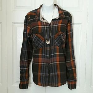Free people plaid shirt