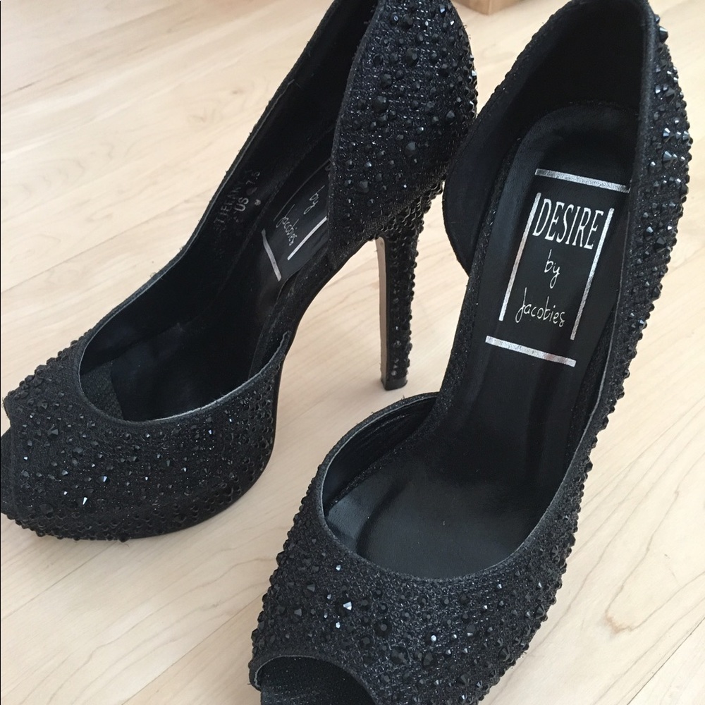 Formal Black evening shoes