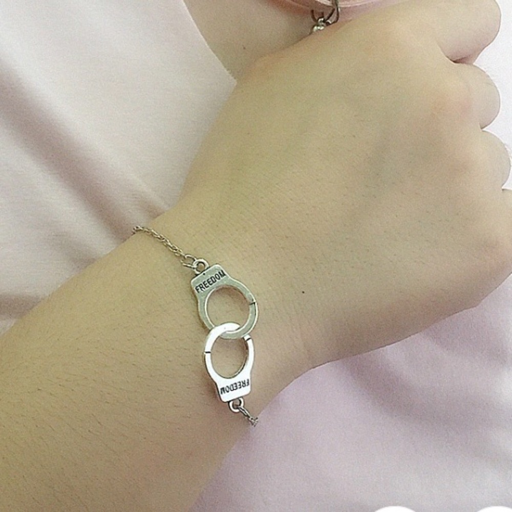 New Silver Freedom Bracelet