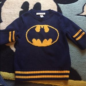 BabyGap Junk Food Batman Sweater sz 4