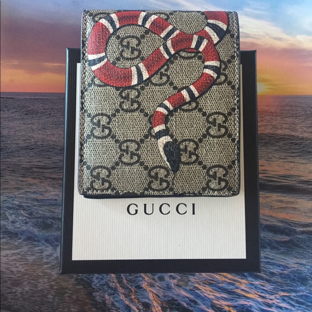 Snake Skin GG supreme Wallet