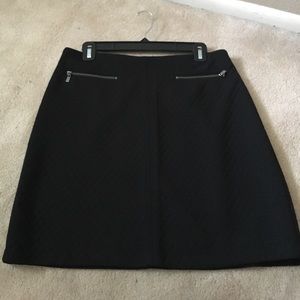 Laundry by Shelli Segal Black quilted skirt
