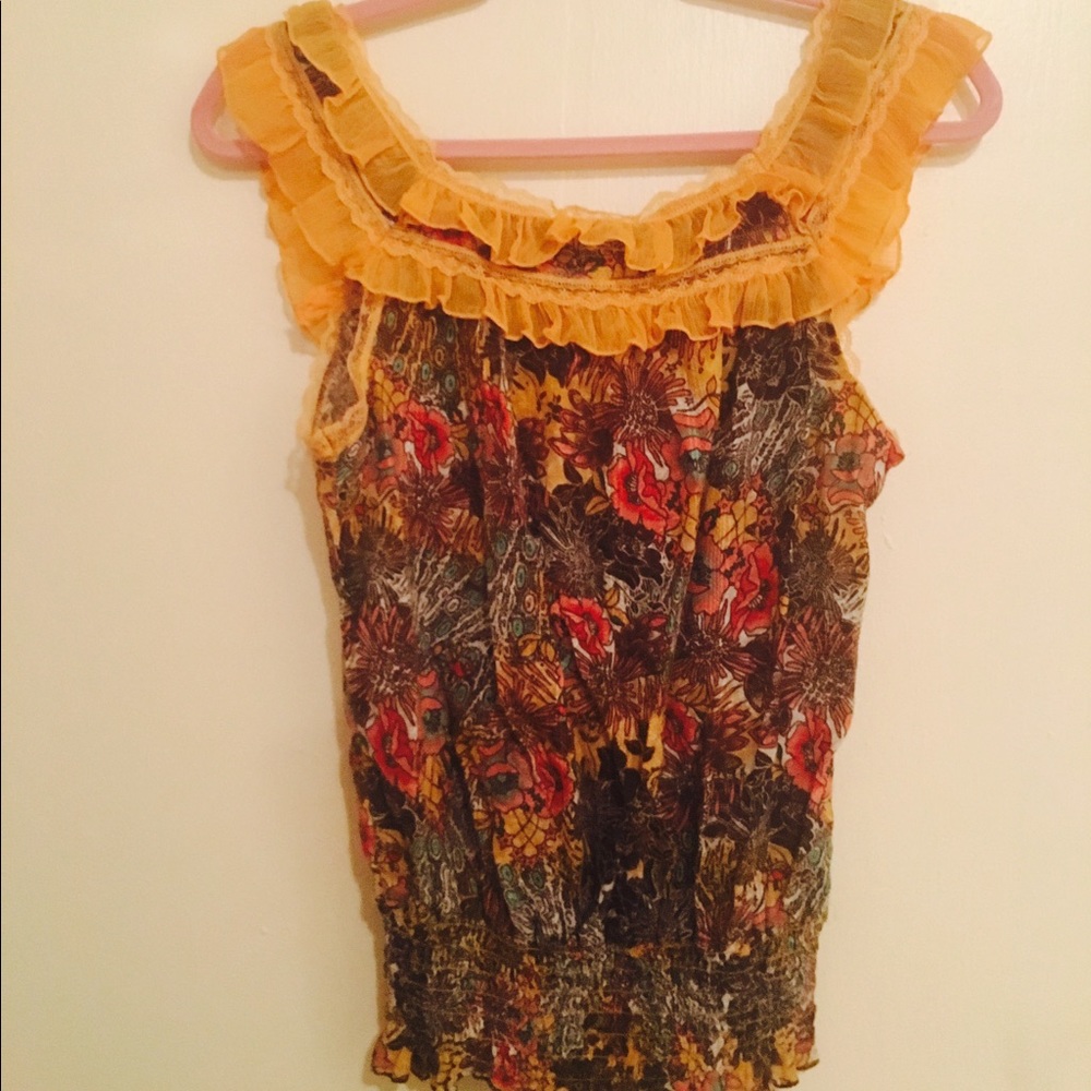 Floral American Rag Tank - Picture 4 of 4