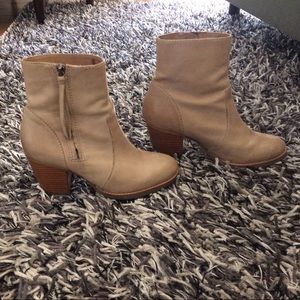 Beige Aldo booties
