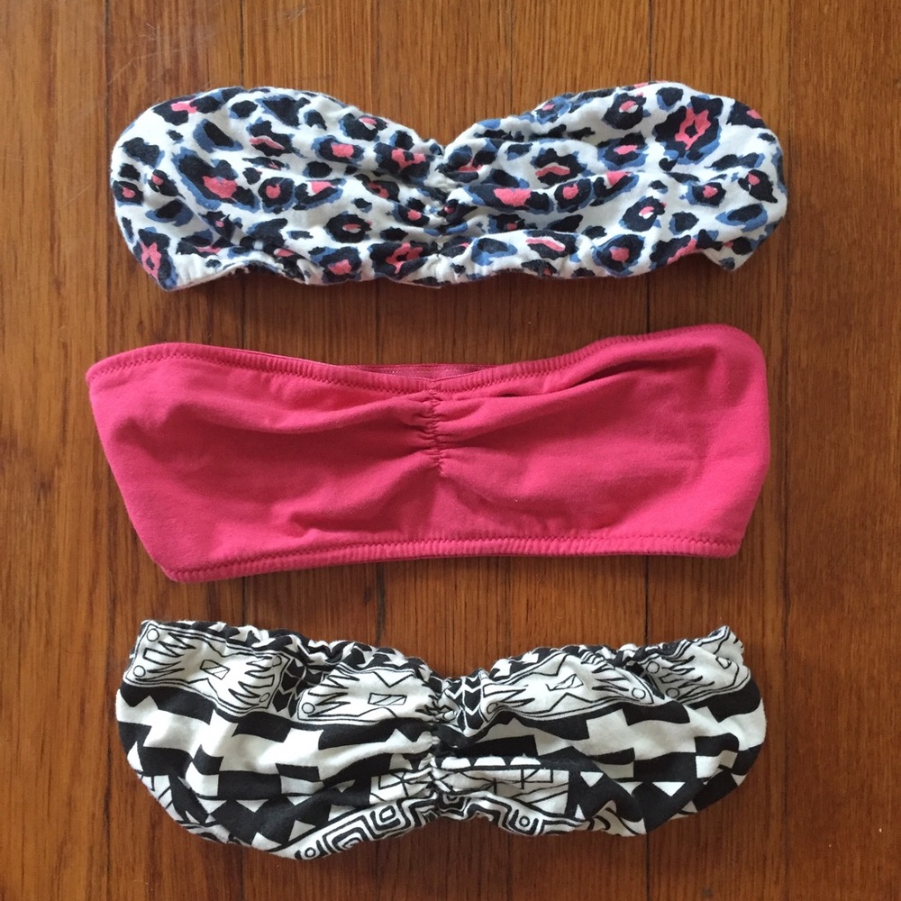 🎀 Set of 3 Adorable Bandeaus 🎀
