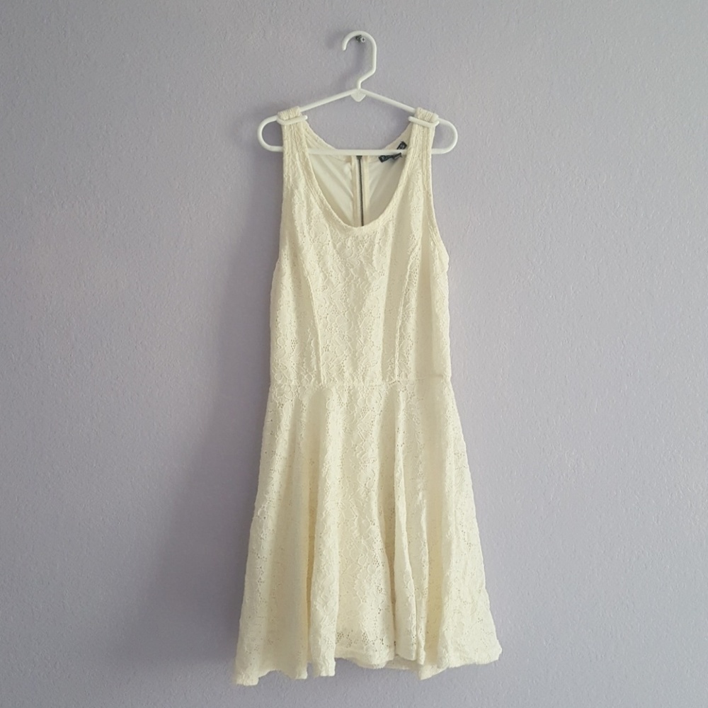 Express off white dress
