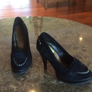 William Leather Stilletos