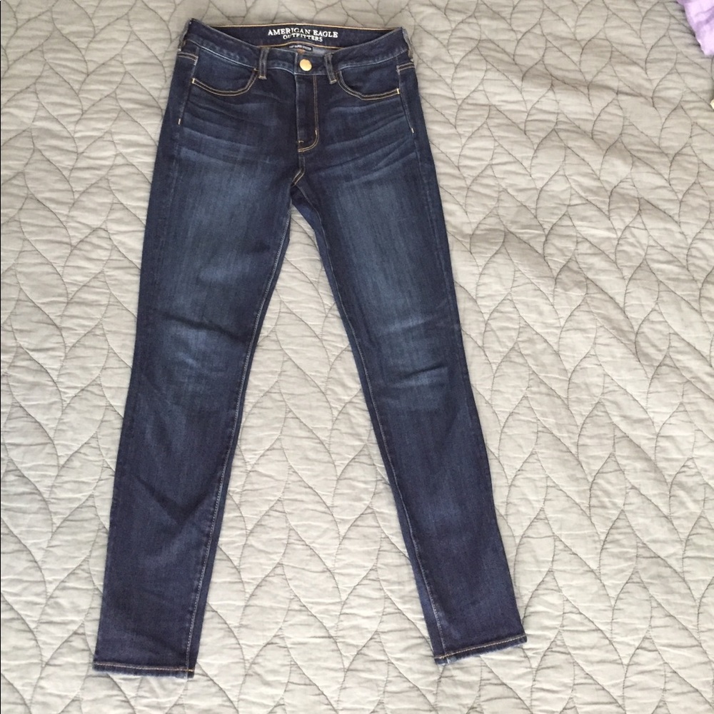 American Eagle Super Stretch Hi Rise Jeggings Sz 6