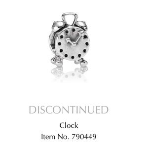 Pandora Clock Charm