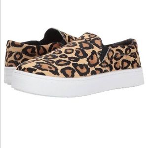 Sam Edelman cheetah print slip on sneakers