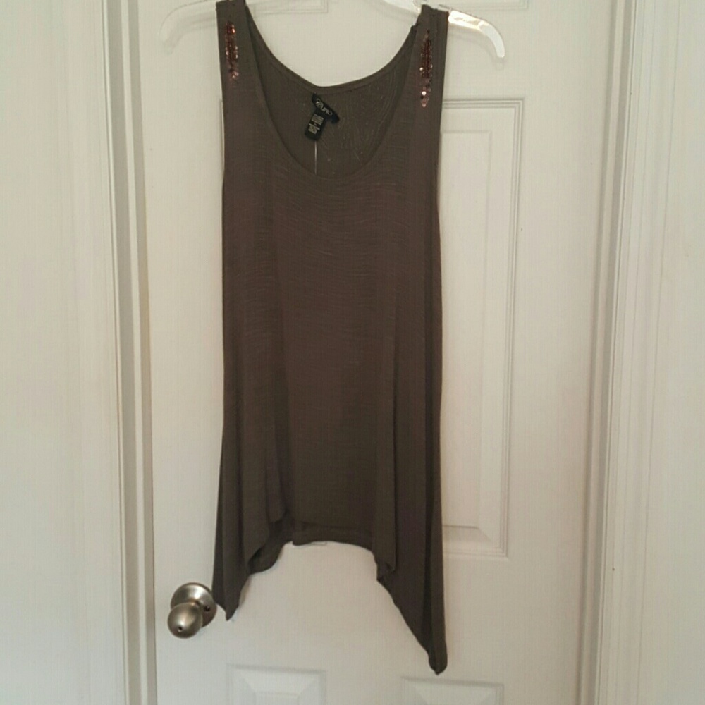 Sequined Sleeveless Tunic