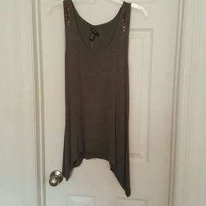Sequined Sleeveless Tunic