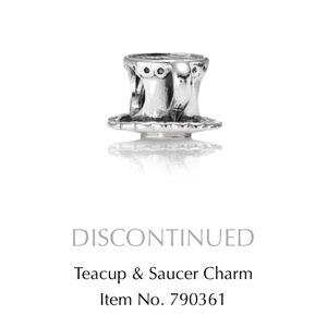 Pandora Teacup and Saucer Charm