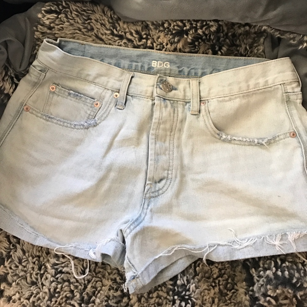 BDG Light Blue Tomgirl Shorts