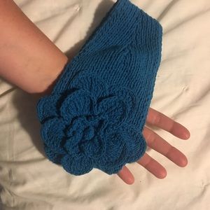 ✨Turquoise knitted head band✨