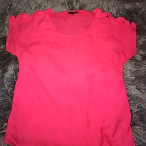 Express hot pink blouse